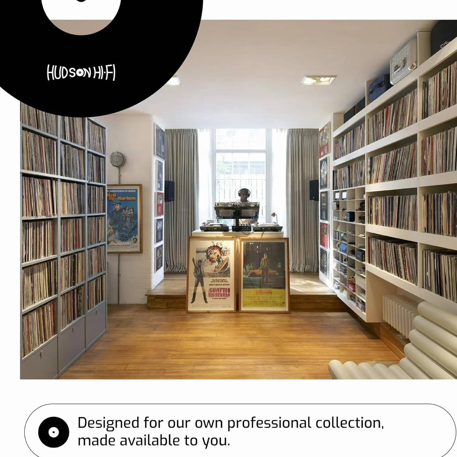 Hudson Hi-Fi Lot de 50 pochettes intérieures antistatiques pour disques vinyles transparentes durables