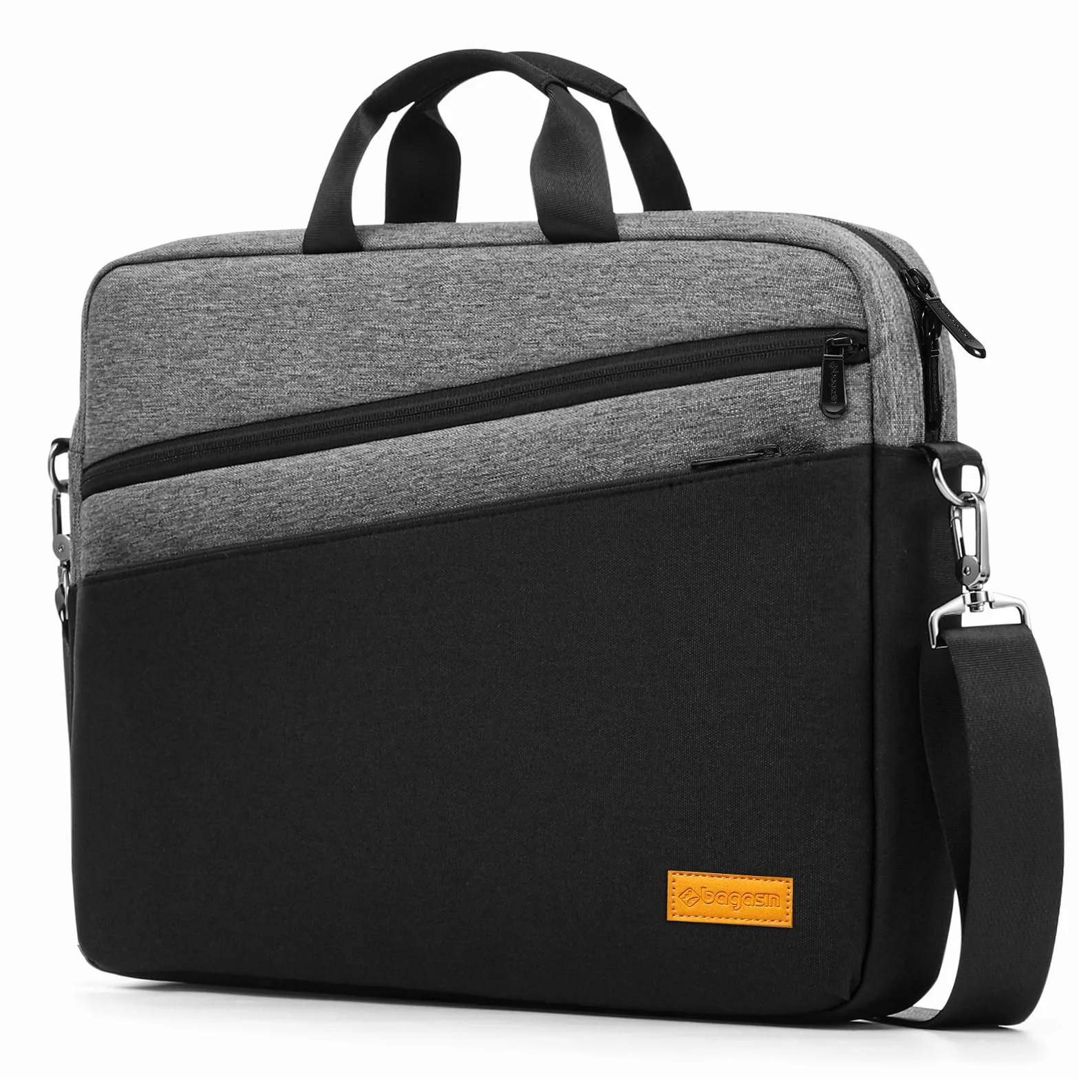 Sacoche Ordinateur Portable 15,6 17,3 Pouces Mallette Sac PC Tablette Imperméable Léger Robuste