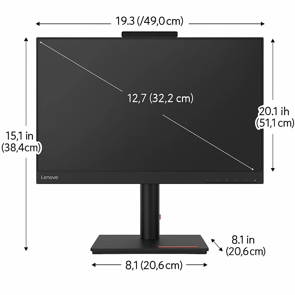Lenovo ThinkCentre PC tout-en-un 22" Écran tactile | Intel Core i5-8500t | 16 Go de RAM | 512 Go SSD NVMe | Windows 11 Pro | Wifi 6 | Office 2021 | Ordinateur de bureau reconditionné - Prêt à l'emploi