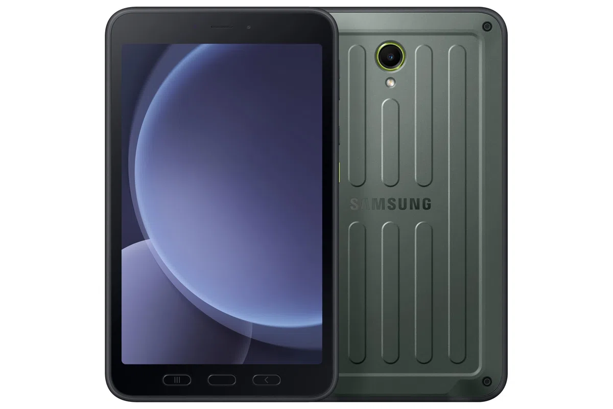 Samsung Tablette Galaxy Tab Active 5 Entreprise Edition 5G 128Go Vert Ecran 8 6Go RAM 1920x1200 Android 14 Certification IP68 S Pen Double SIM DAS Tronc : 0,555 W/kg