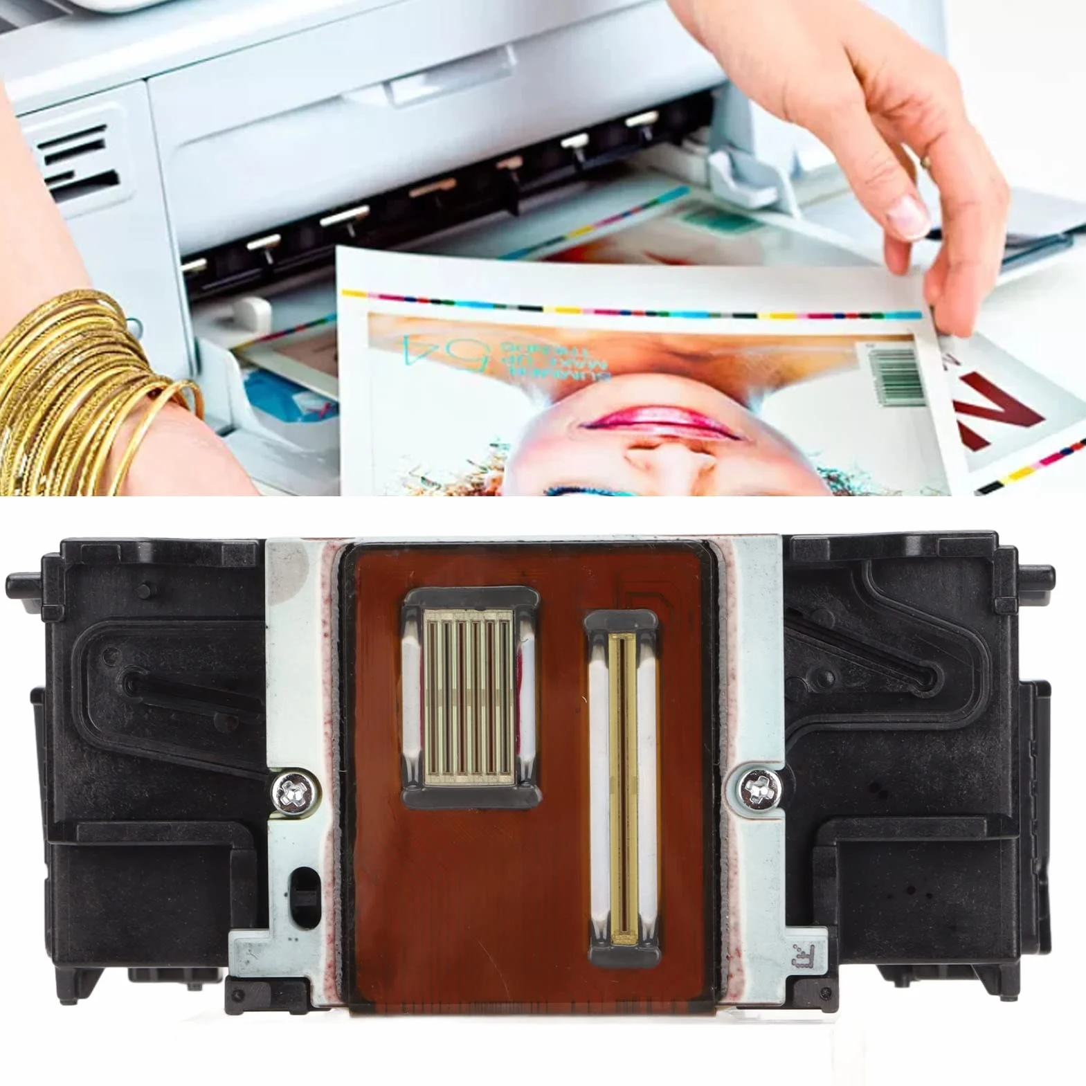 Vikye Tête d'Impression QY6-0089 de Remplacement pour Imprimante Canon TS5080 TS6020 TS6050