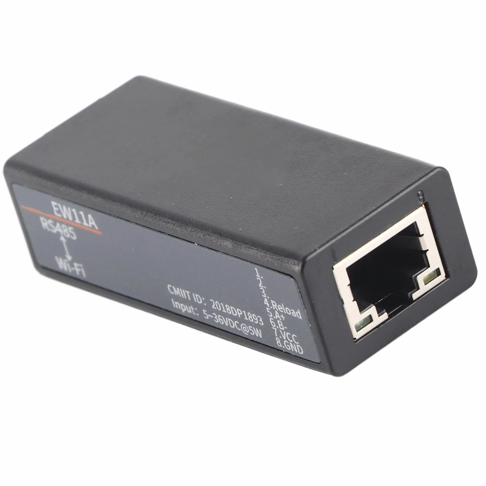 Dioche Elfin EW11 Serveur Série HF7221 vers WiFi Module Communication sans Fil Antenne Intégrée Modbus RJ45 8 Connexions