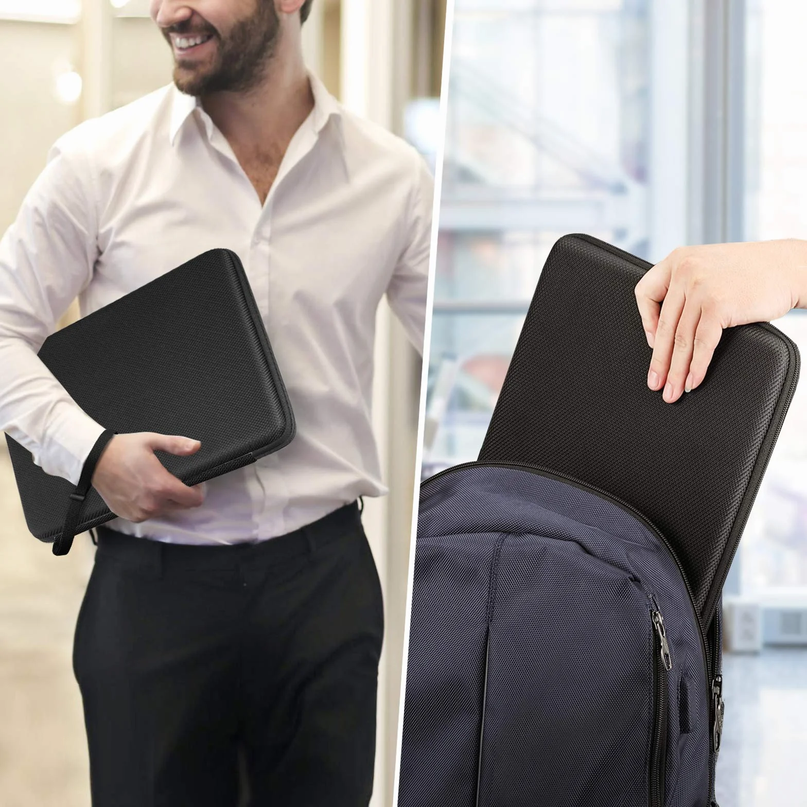 FINPAC Housse pour 13" MacBook Neo A18 Pro 2026, 13,6" MacBook Air M5 2026, 14" MacBook Pro M5/M4/M3/M2/M1 2026-2021, Antichoc Sleeve 13 pouces