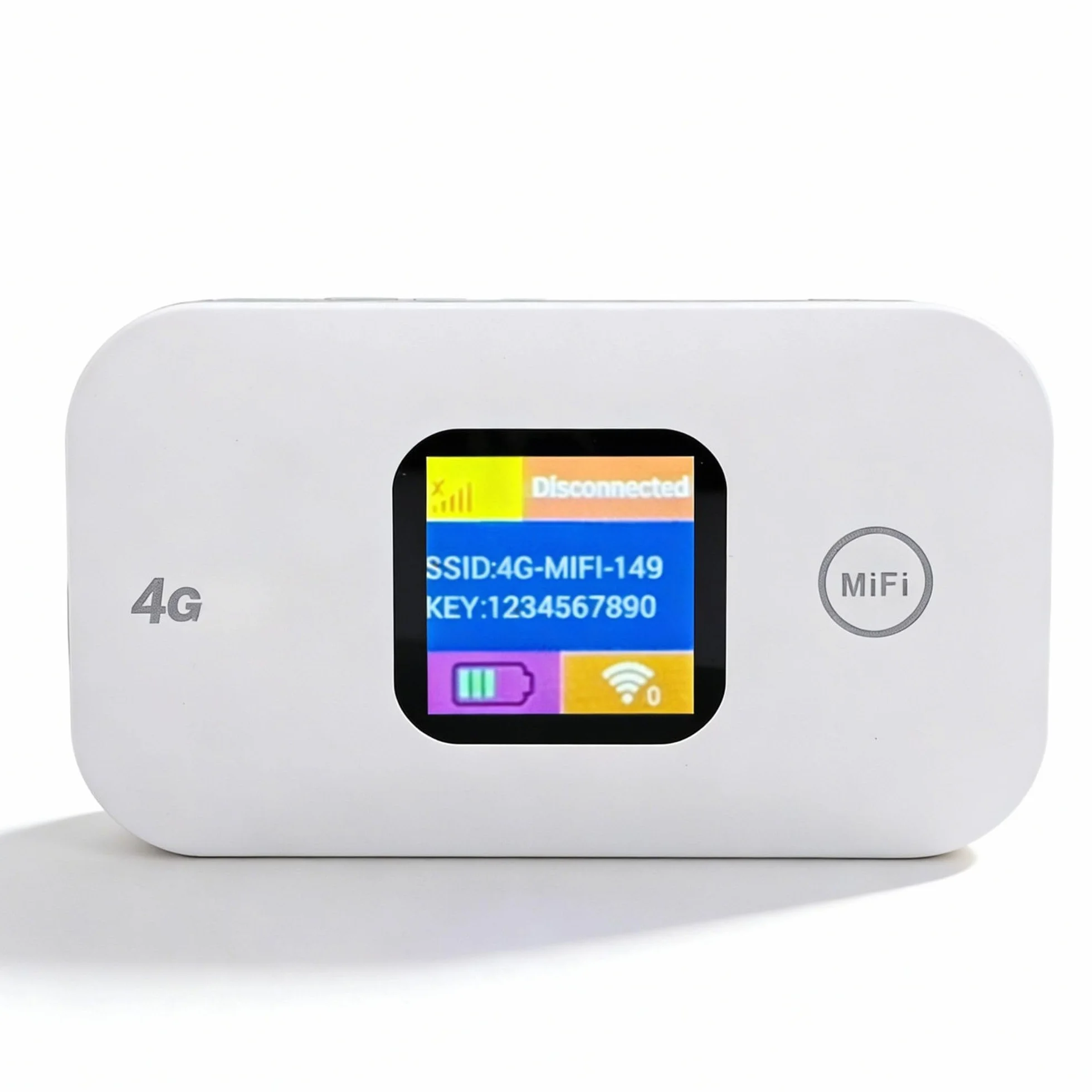 Hotspot Mobile 4G Haute Vitesse 300 Mbps WiFi Portable avec Emplacement Carte SIM 10 Utilisateurs