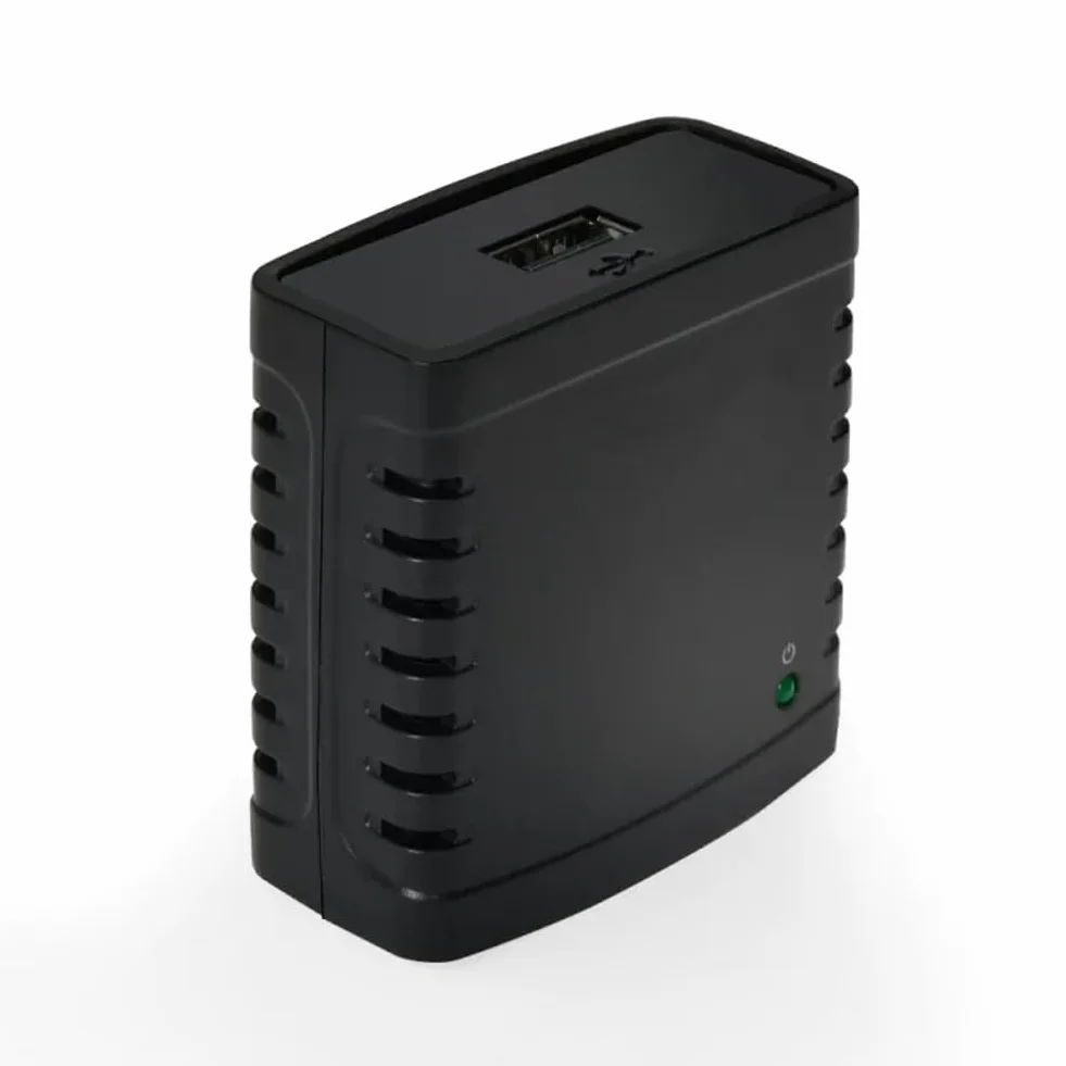 Serveur d'impression USB 2.0 100 Mbps LAN Ethernet Adaptateur Secteur Prise UE