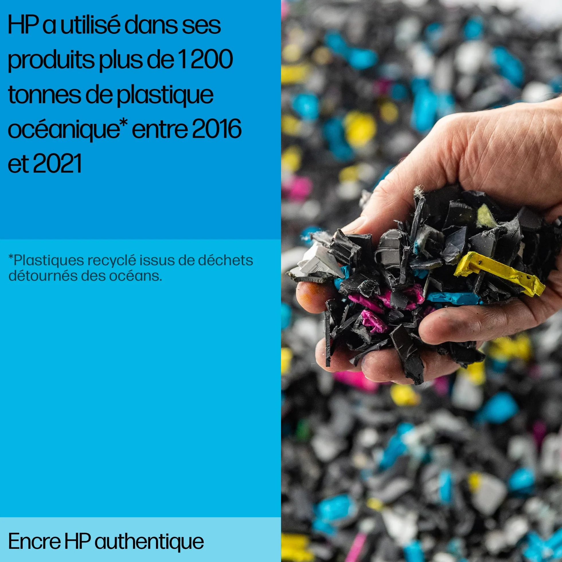 HP 304 Cartouches d'Encre Originales Pack de 2, 3JB05AE, Noir Cyane Jaune Magenta, Compatible DeskJet 2630 3733 2632 2633 ENVY 5020 2622 2634