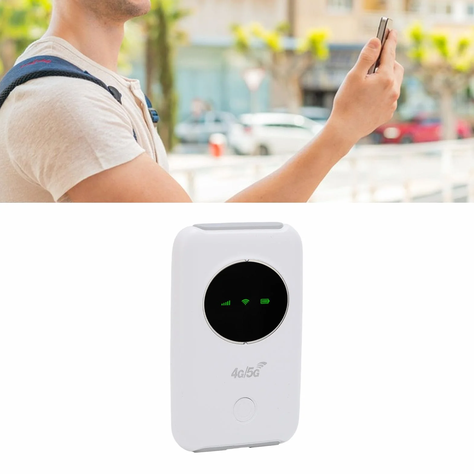 Routeur WiFi Portable 4G 5G LTE 300 Mbps 3200mAh