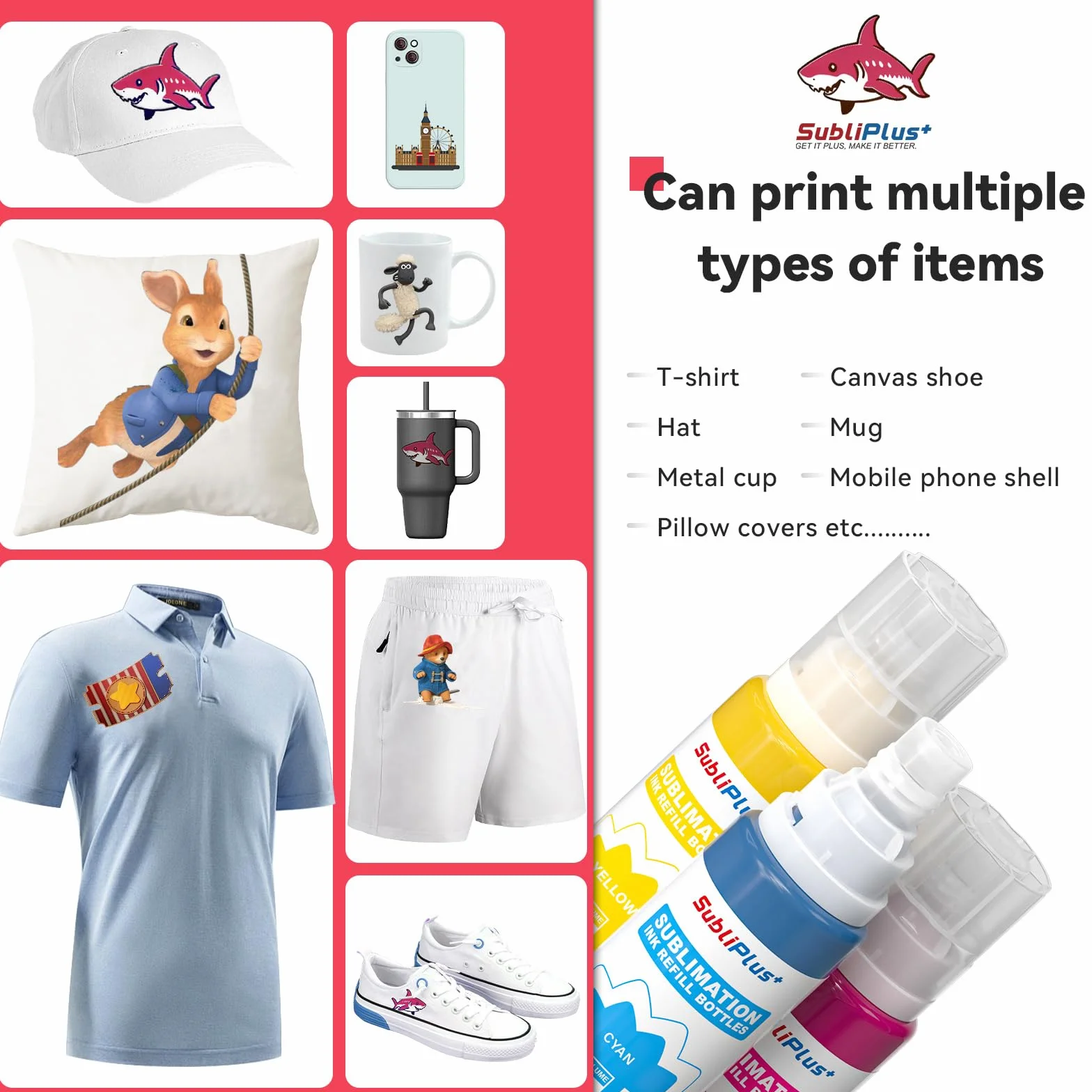 Encre de sublimation compatible ET-1810 ET-2850 ET-2860 ET-2870 ET-2876 ET-2820 bouteilles recharge