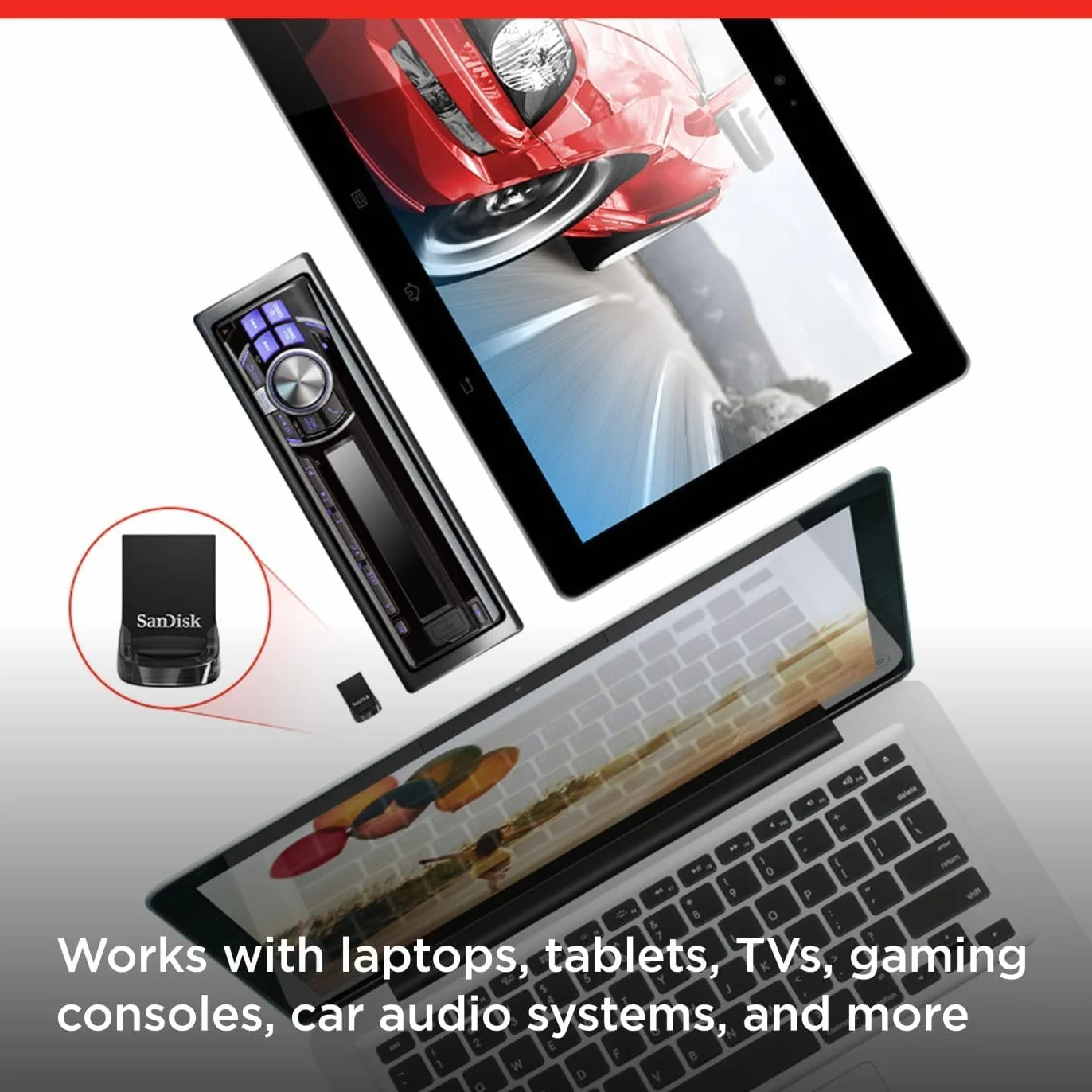 SanDisk Ultra Fit 128 Go Clé USB 3.2 Noir