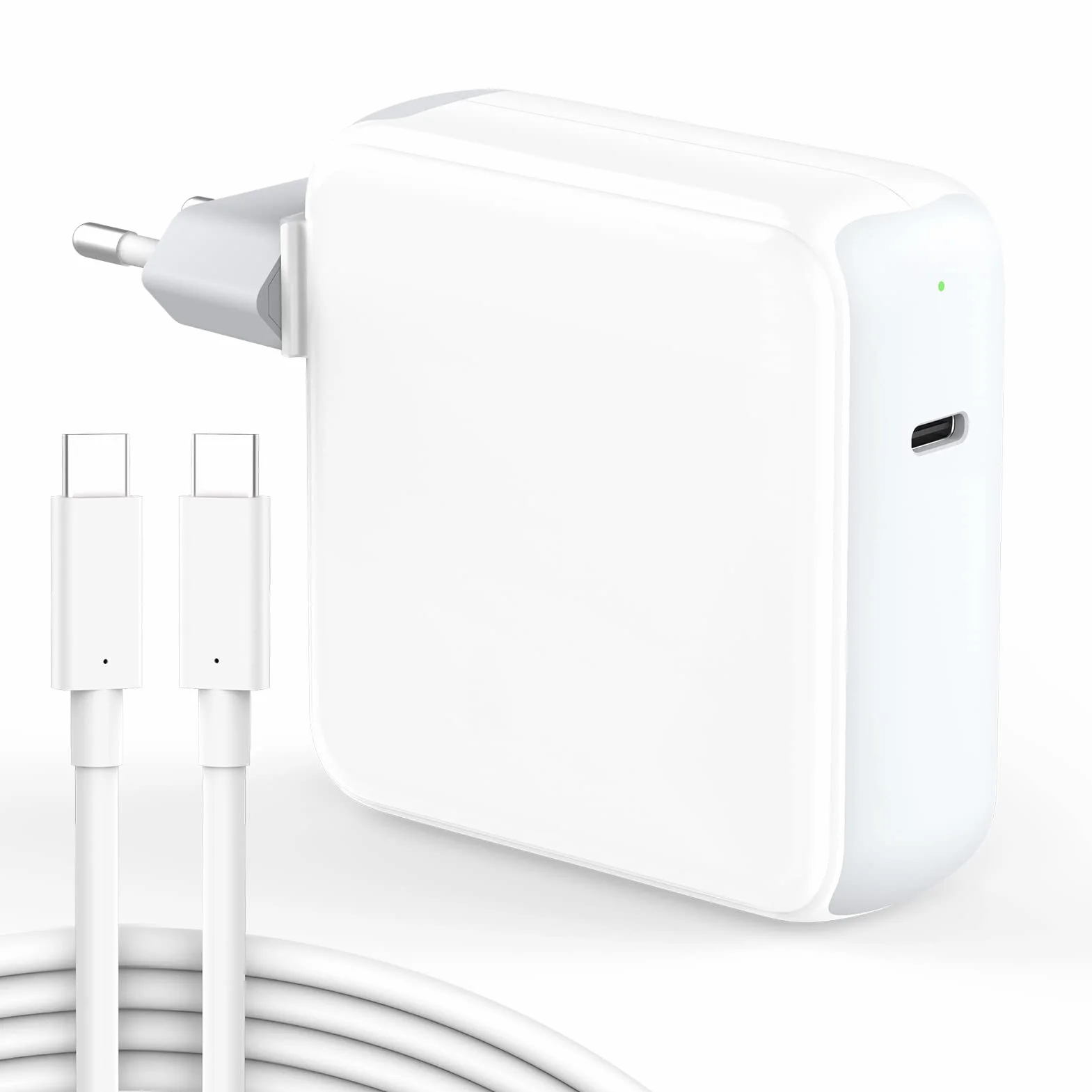 Chargeur MacBook Pro 96W USB C Compatible MacBook Pro 16 15 14 13 Pouces MacBook Air 2020 2019 2018 iPad Alimentation Rapide Câble 5A 100W