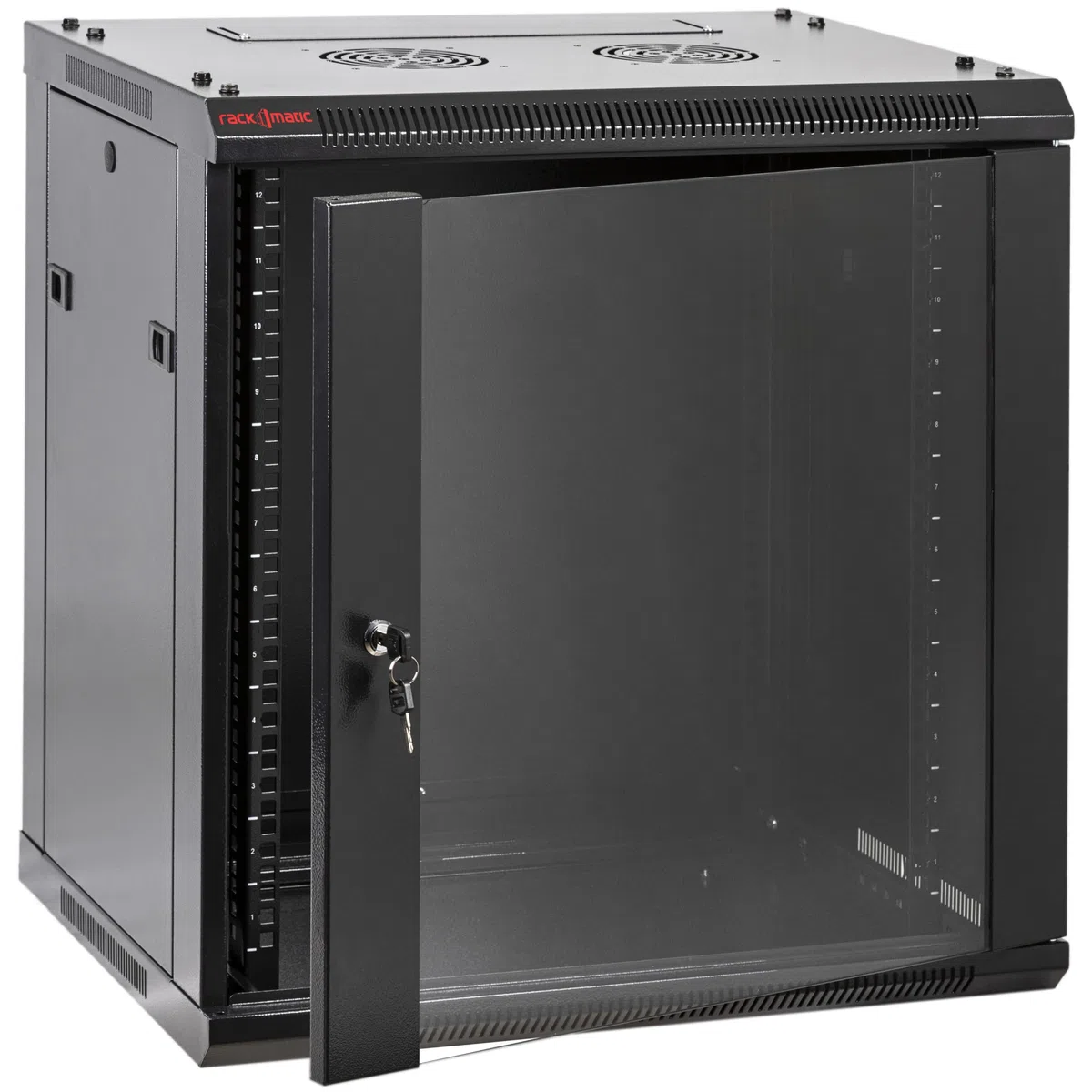 Rackmatic Coffret Mural 12U 19 Pouces 600x450x640mm Baie de Brassage en Kit DIY SOHORack