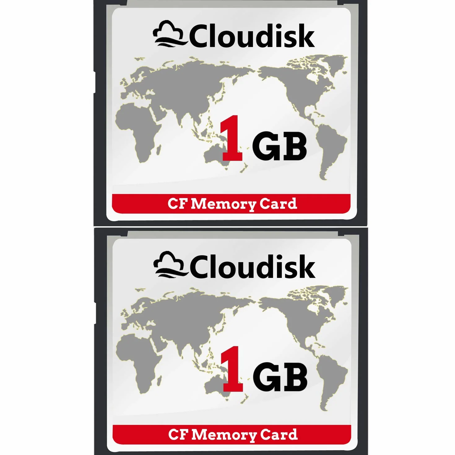CompactFlash CF 2.0 1GB 2 cartes pour appareil photo reflex numérique