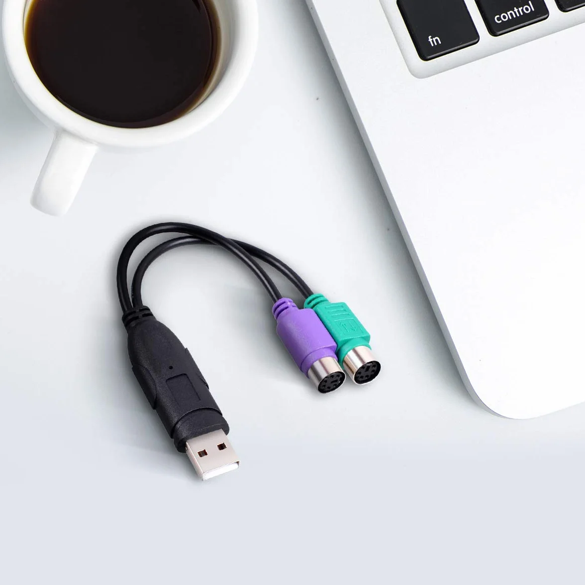 UCEC USB Mâle A vers PS/2 Femelle Câble Adaptateur Convertisseur pour Souris Clavier