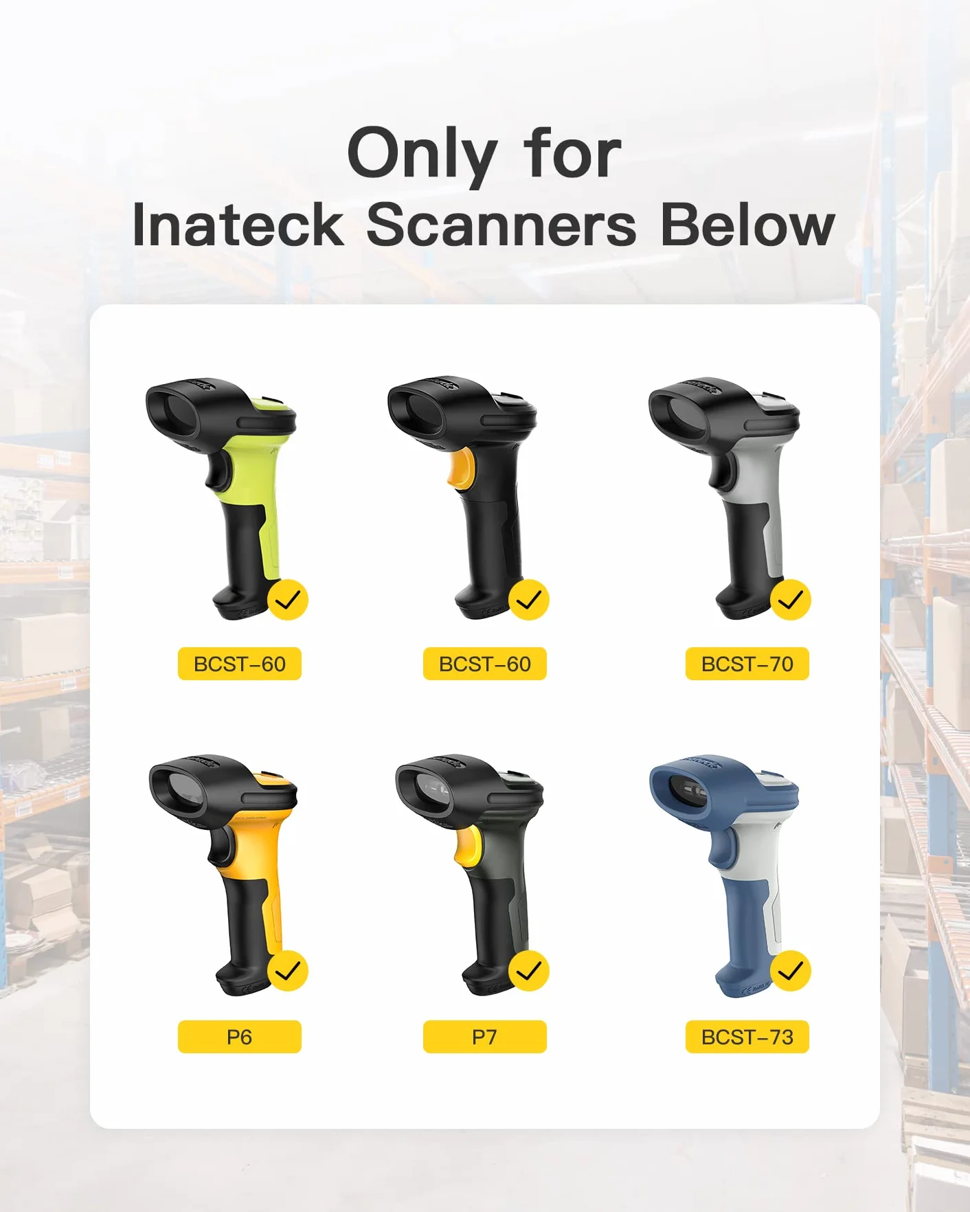 Inateck Base de Chargement pour Scanner de Codes-Barres BCST-60 BCST-70 BCST-73 P6 P7