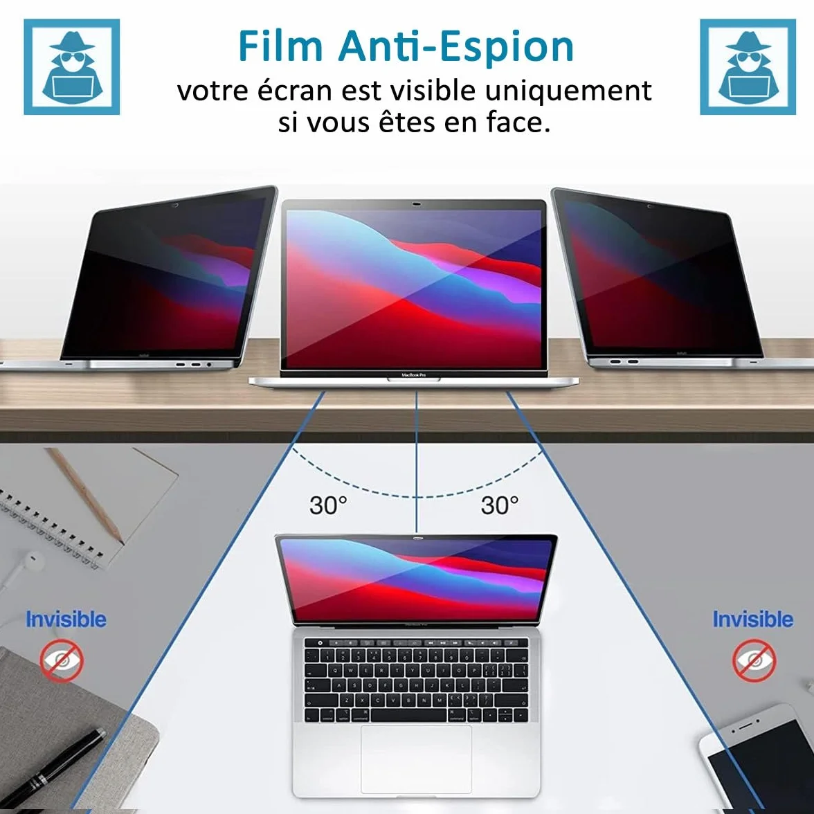 Protection d'écran Anti-Espion HP Elite x360 1040 G11 14" Filtre Confidentialité