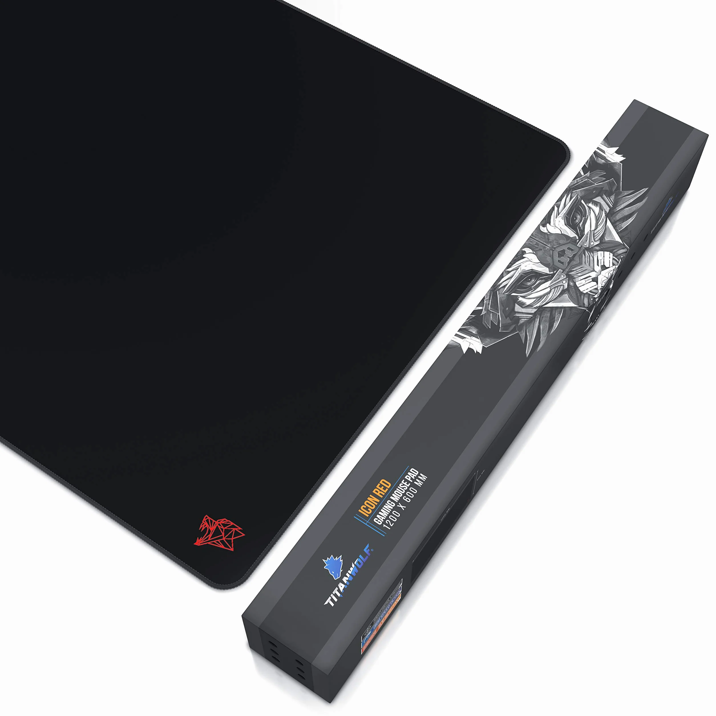 TITANWOLF Tapis de Souris Gaming XXL 1200x600mm Noir pour Souris et Clavier Roccat Razer Logitech