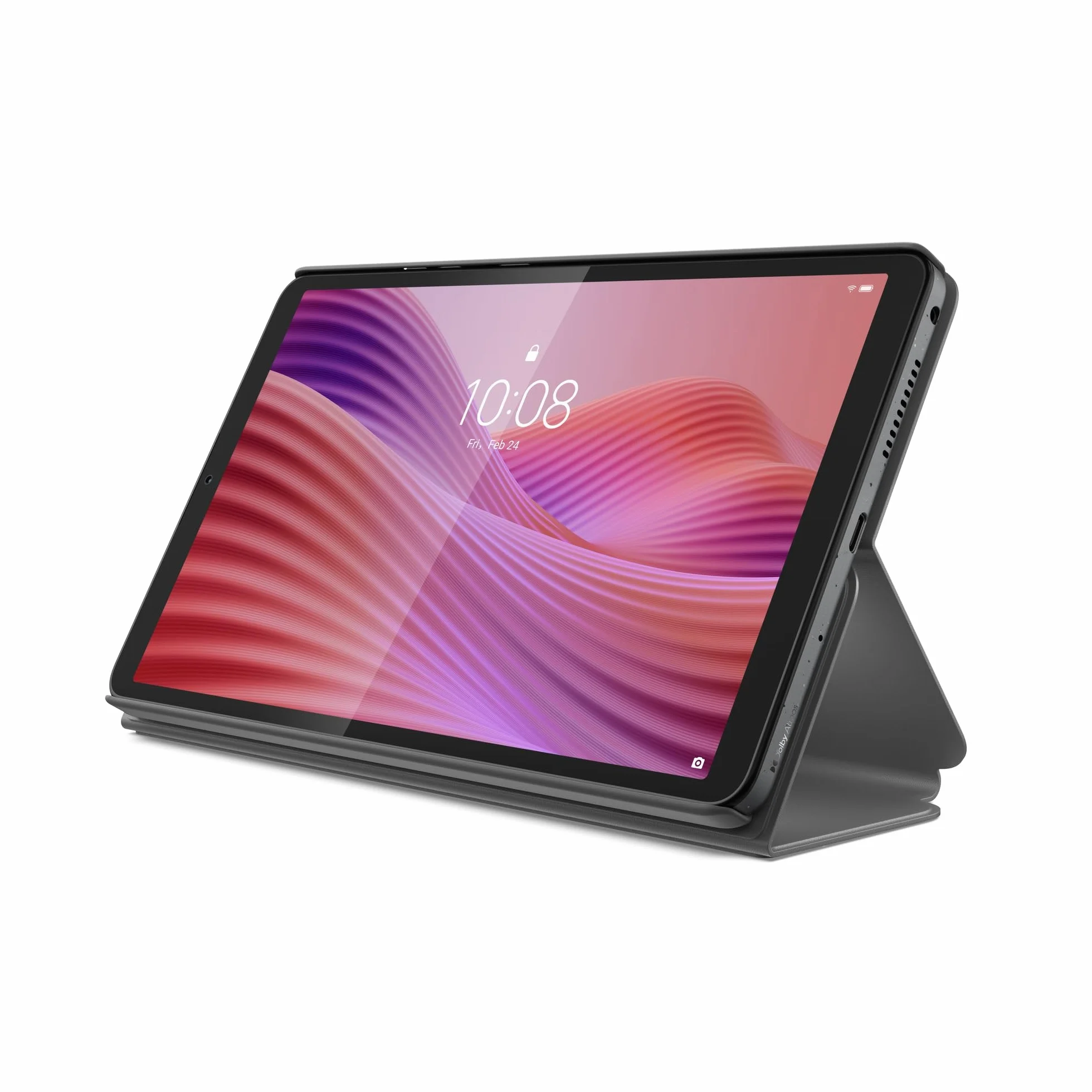 Lenovo MediaTek Helio G85 Tablette avec écran LCD 8,7" 1340 x 800, 4 Go de RAM, 64 Go de mémoire, Android 14, Gris Luna