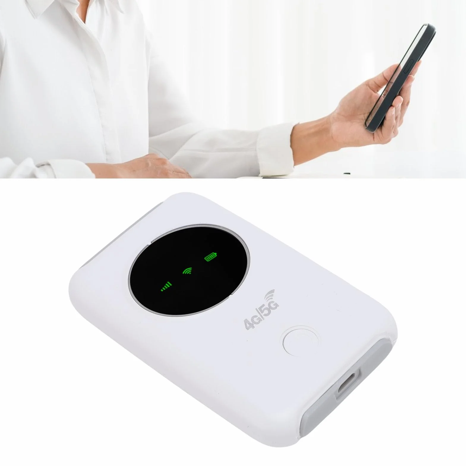 Routeur WiFi Portable 4G 5G LTE 300 Mbps 3200mAh