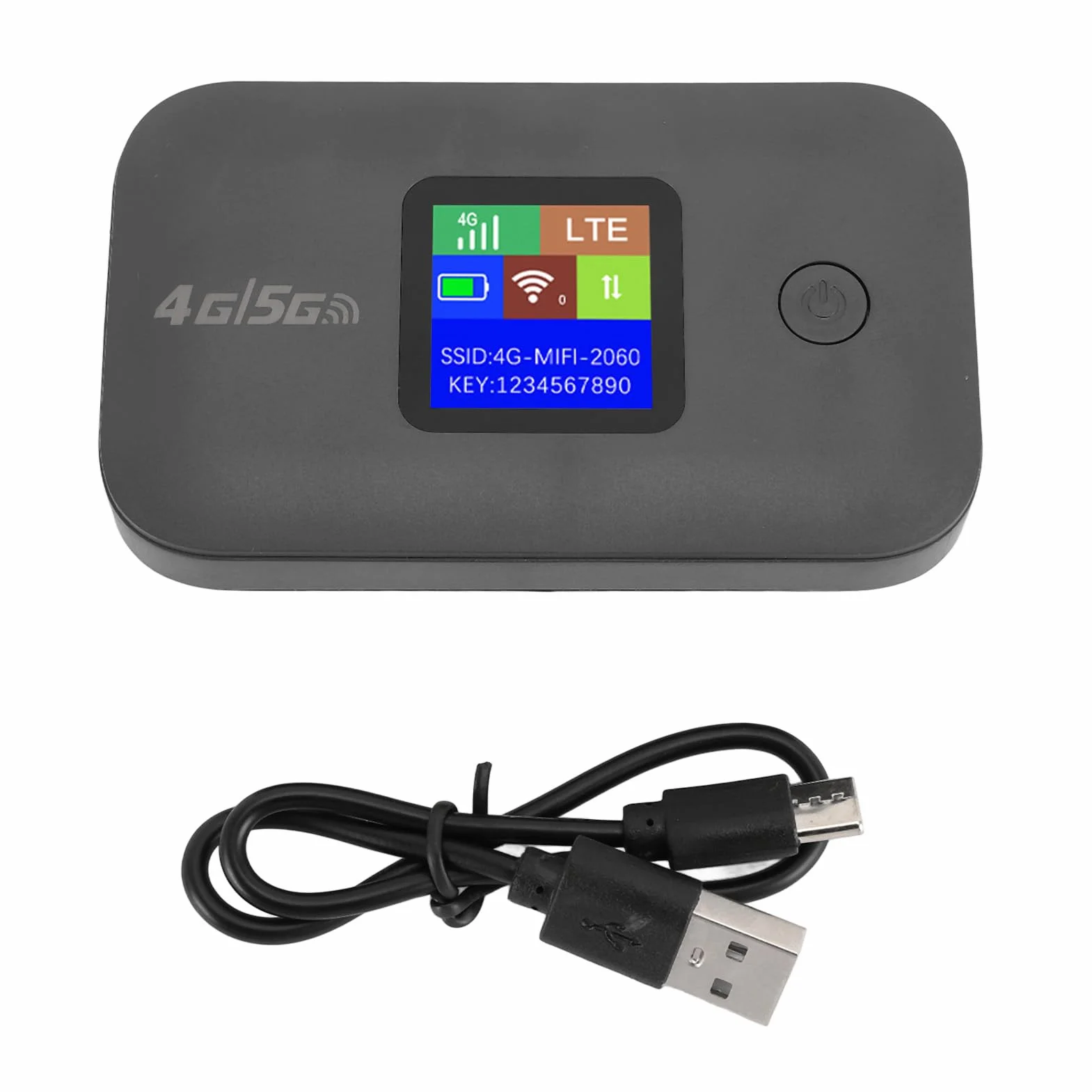 Routeur mobile 4G LTE, Hotspot sans fil portable batterie 3000 mAh, Point d'accès WiFi