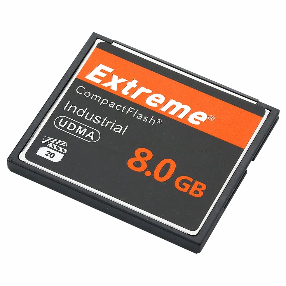 Carte mémoire flash compacte 8 Go CF d'origine pour photographe
