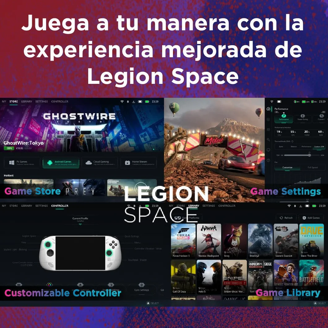 Lenovo Legion Go S AMD Ryzen Z1 Extreme/16GB/1TB SSD Nebula