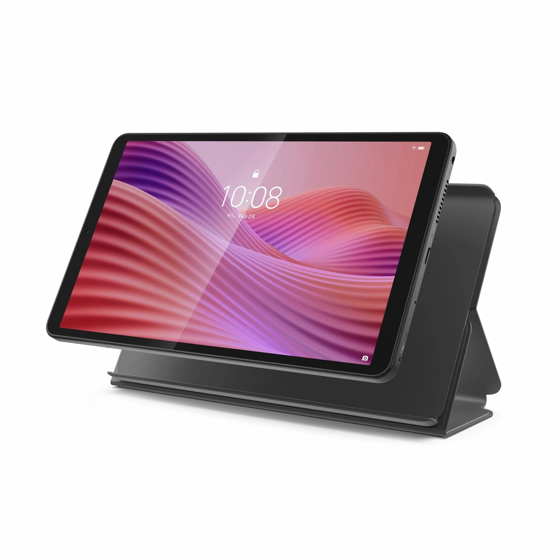 Lenovo MediaTek Helio G85 Tablette avec écran LCD 8,7" 1340 x 800, 4 Go de RAM, 64 Go de mémoire, Android 14, Gris Luna