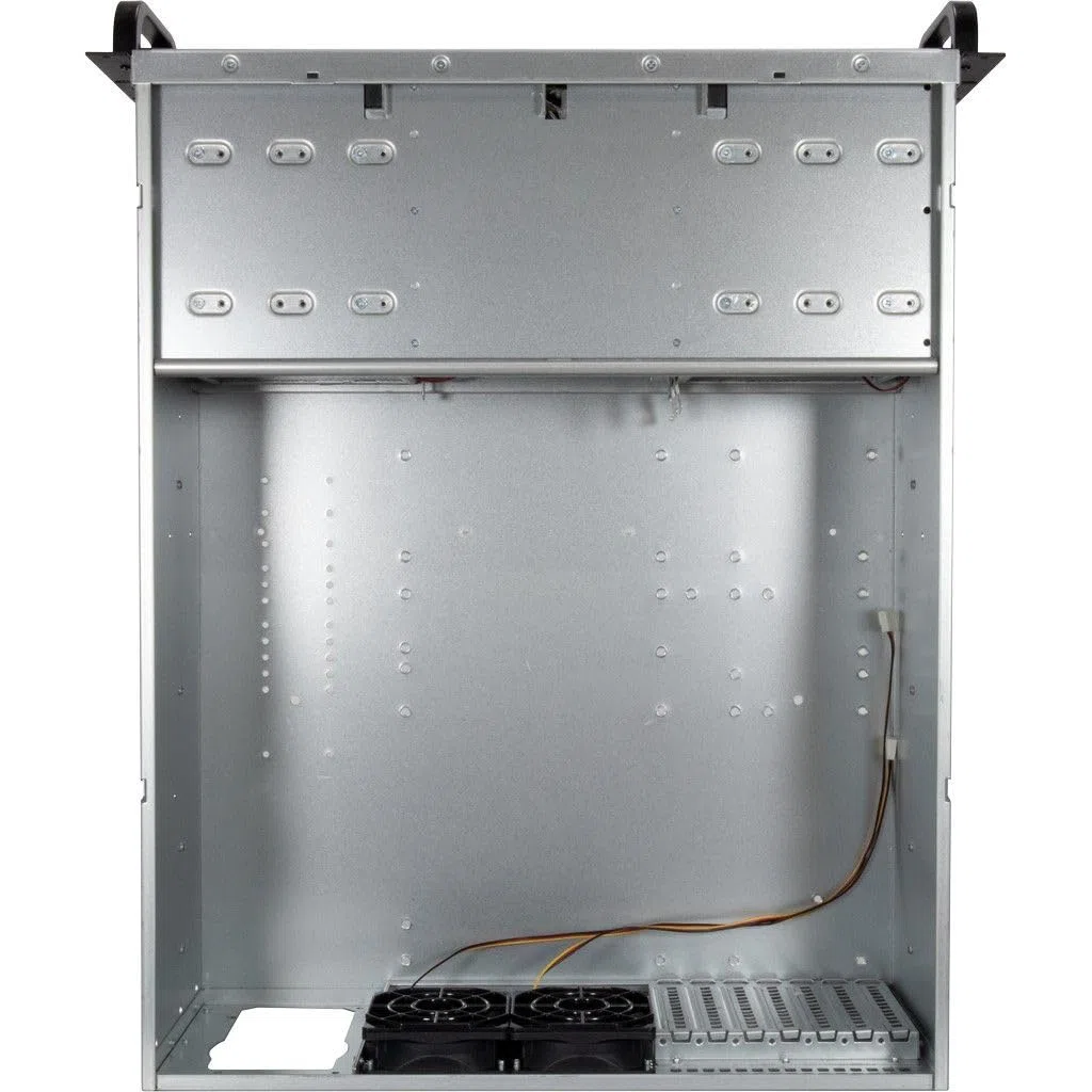 InteR-Tech 4u 40255 Supporto Nero, Grigio (inteR-Tech Ipc 4U-40255 - RacK-Monterb)