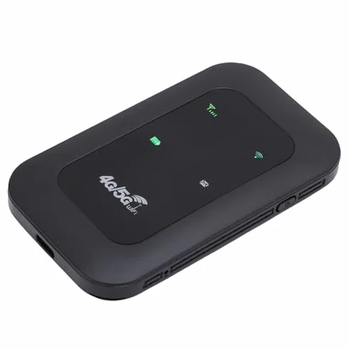 Routeur Mobile 4G 5G 300 Mbps 10 Appareils Carte SIM Batterie 10 Heures
