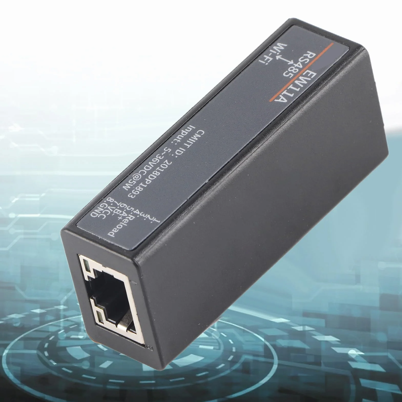 Dioche Elfin EW11 Serveur Série HF7221 vers WiFi Module Communication sans Fil Antenne Intégrée Modbus RJ45 8 Connexions
