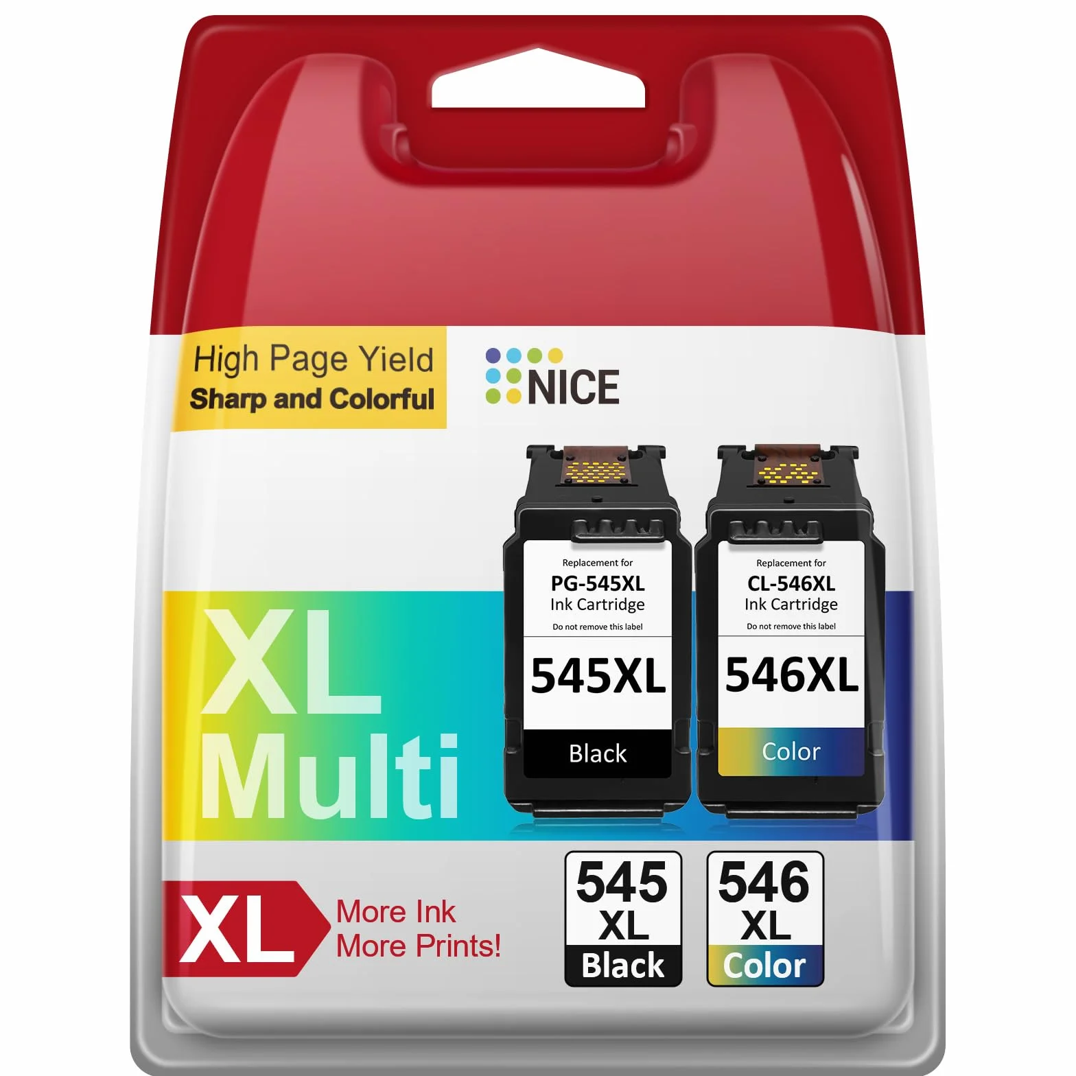 Cartouche Canon 545 546 PG-545XL CL-546XL Compatible pour Pixma TS3350 TS3300 TS3355 MG2550s MG2555s TR4550 MG2950 MX495 TS3150 MG3050