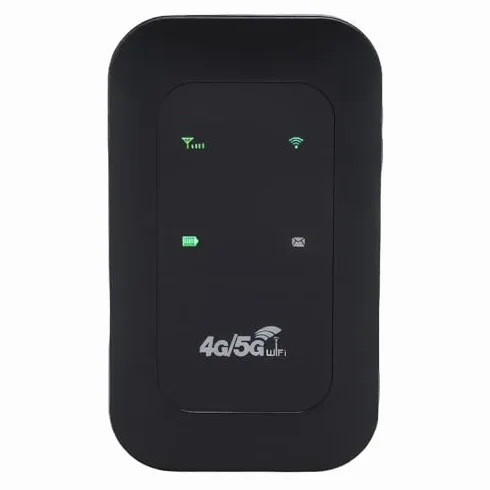 Routeur Mobile 4G 5G 300 Mbps 10 Appareils Carte SIM Batterie 10 Heures