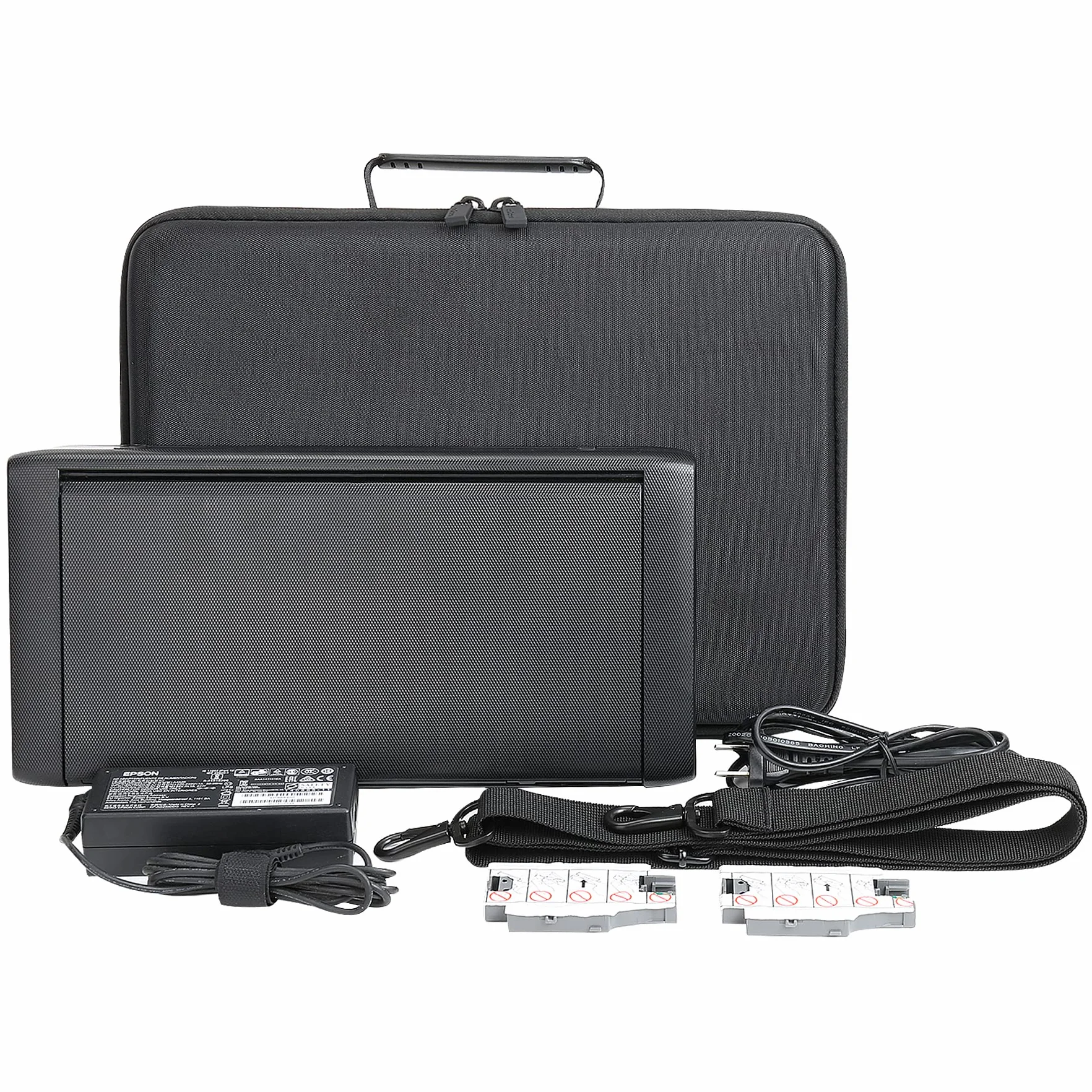co2CREA Dur Étui de Voyage Rigide Housse Cas pour Epson 71734 Imprimante Portable Jet Encre Wf-100