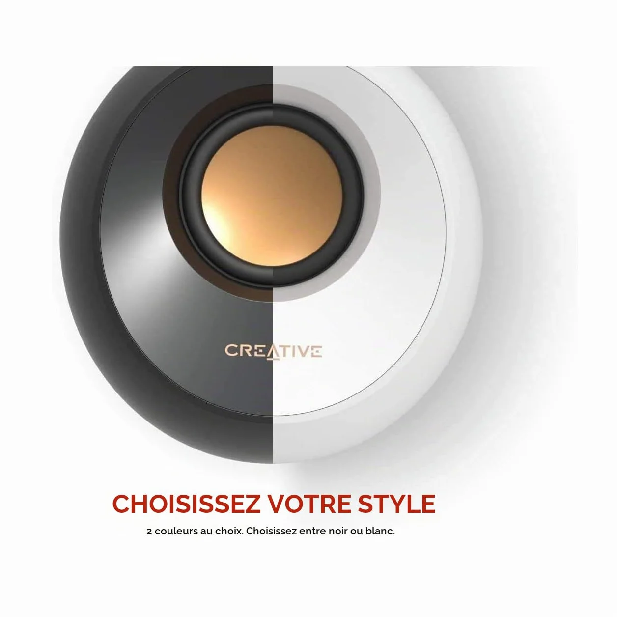 Creative Labs Pebble 4.4W Noir haut-parleur 2.0 canaux fil 3,5 mm 100-17000 Hz