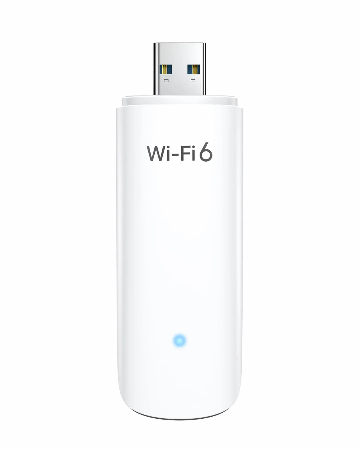 BrosTrend Clé WiFi 6 USB AX1800 Mbps, Adaptateur USB Double Bande 5GHz 1201Mbps + 2.4G 574Mbps, 802.11ax, USB3.0 WPA3 pour PC Windows 11/10