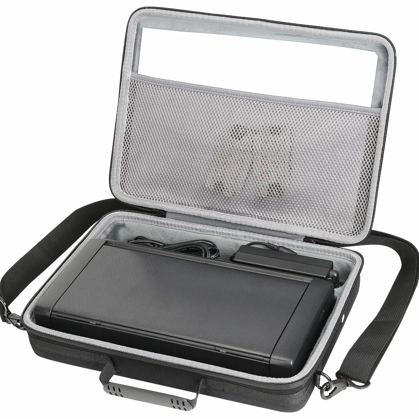 co2CREA Dur Étui de Voyage Rigide Housse Cas pour Epson 71734 Imprimante Portable Jet Encre Wf-100