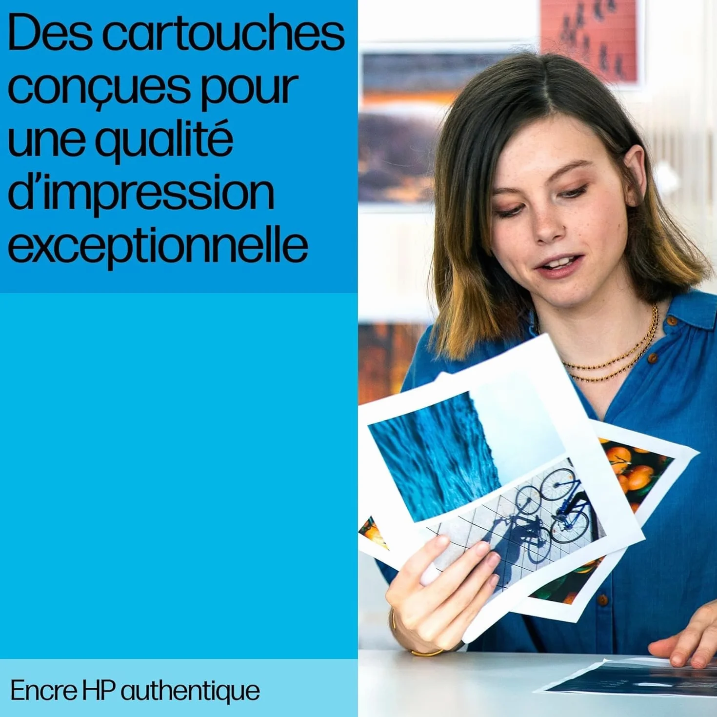 HP 305 Cartouches d’Encre Originales Pack de 2 Noir Cyan Jaune Magenta Compatible avec HP DeskJet 2700/4100 Envy 6000/6400
